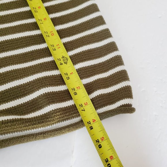 NORDSTROM HEDGE Striped Oversized Cotton Sweater - Picture 9 of 9